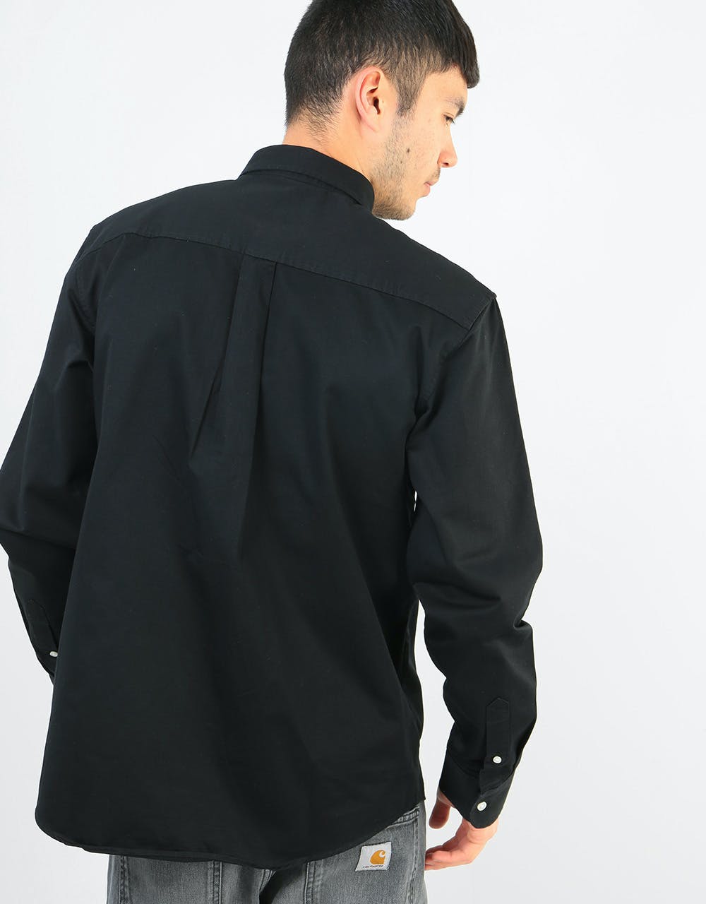 Carhartt WIP L/S Madison Shirt - Black/Wax