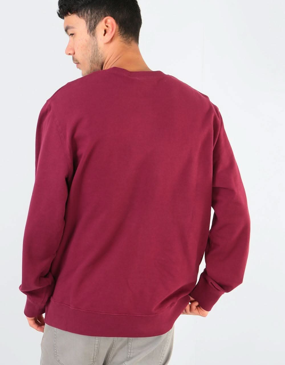 Carhartt WIP College Sweatshirt - Mulberry/White