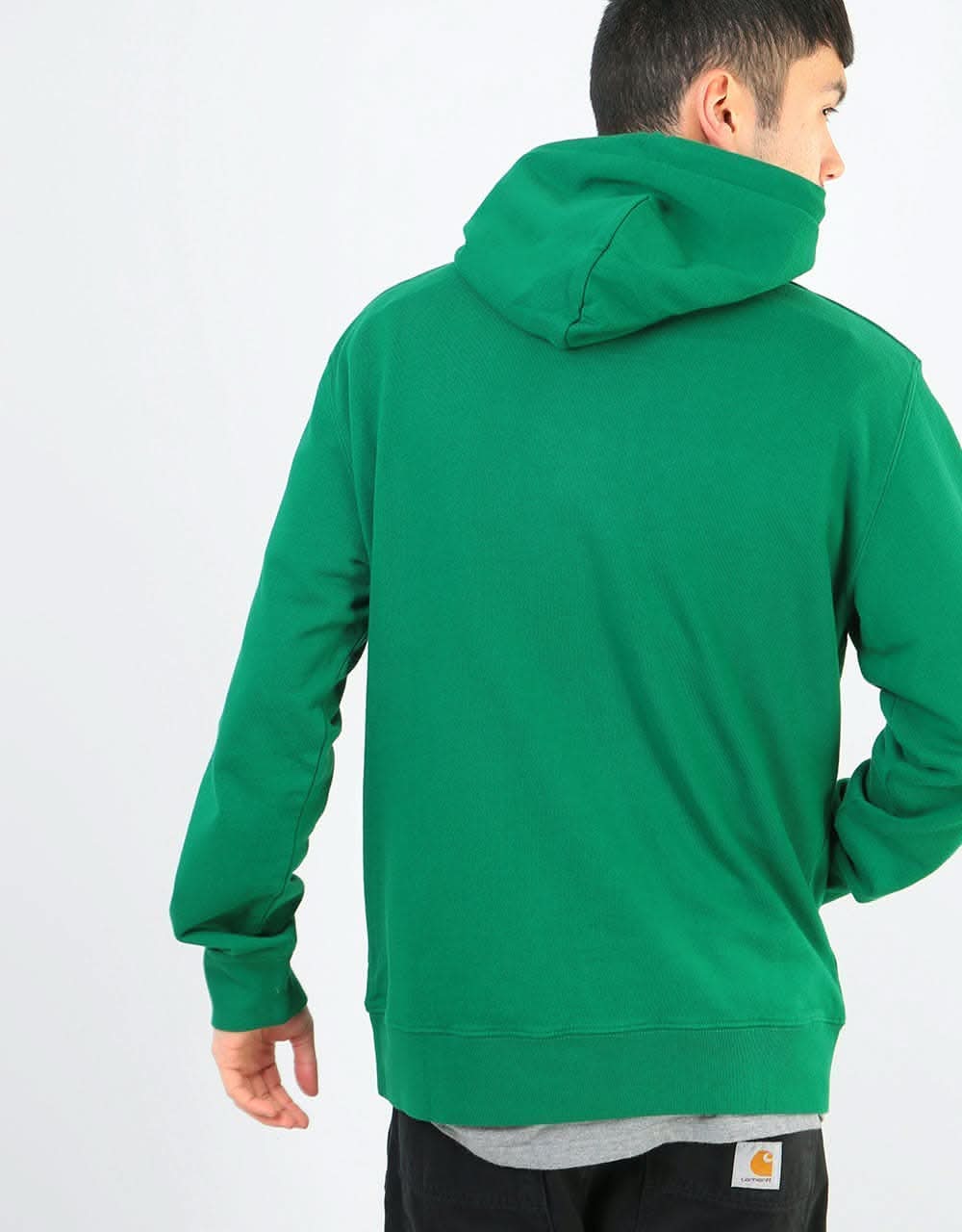 Carhartt WIP Hooded College Sweatshirt - Dragon/White