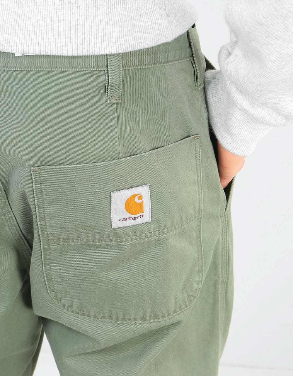Carhartt WIP Abbott Pant - Green (Stone Washed)