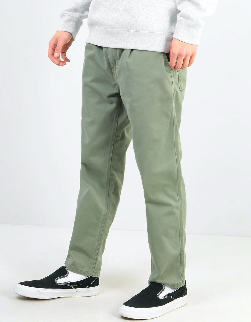 Carhartt WIP Abbott Pant - Green (Stone Washed)