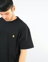 Carhartt WIP S/S Chase T-Shirt - Black/Gold