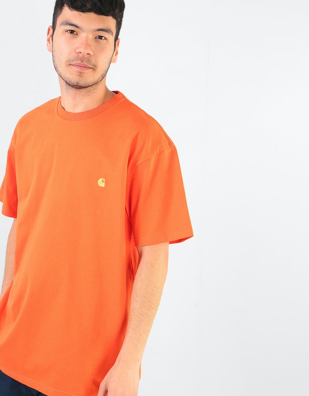Carhartt WIP S/S Chase T-Shirt - Pepper/Gold