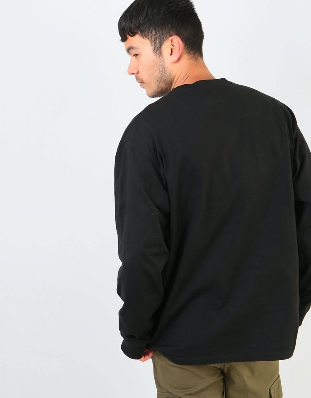 Carhartt WIP L/S Chase T-Shirt - Black/Gold