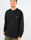 Carhartt WIP L/S Chase T-Shirt - Black/Gold