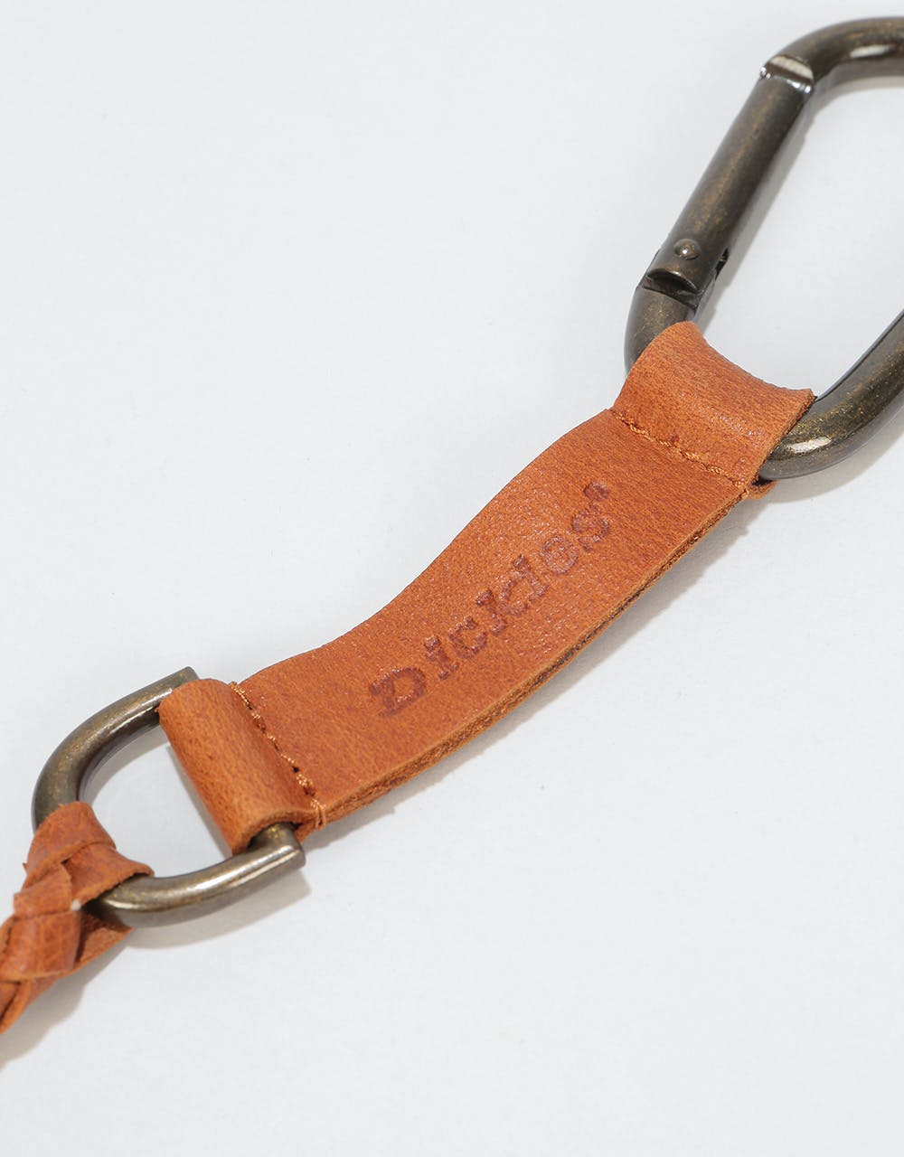 Dickies Vansant Leather Keychain - Brown