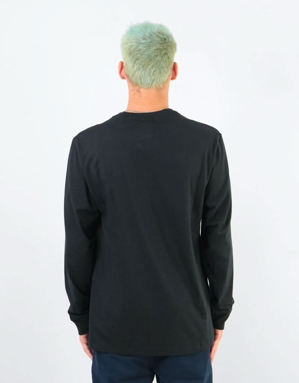 Converse Wordmark L/S T-Shirt - Black