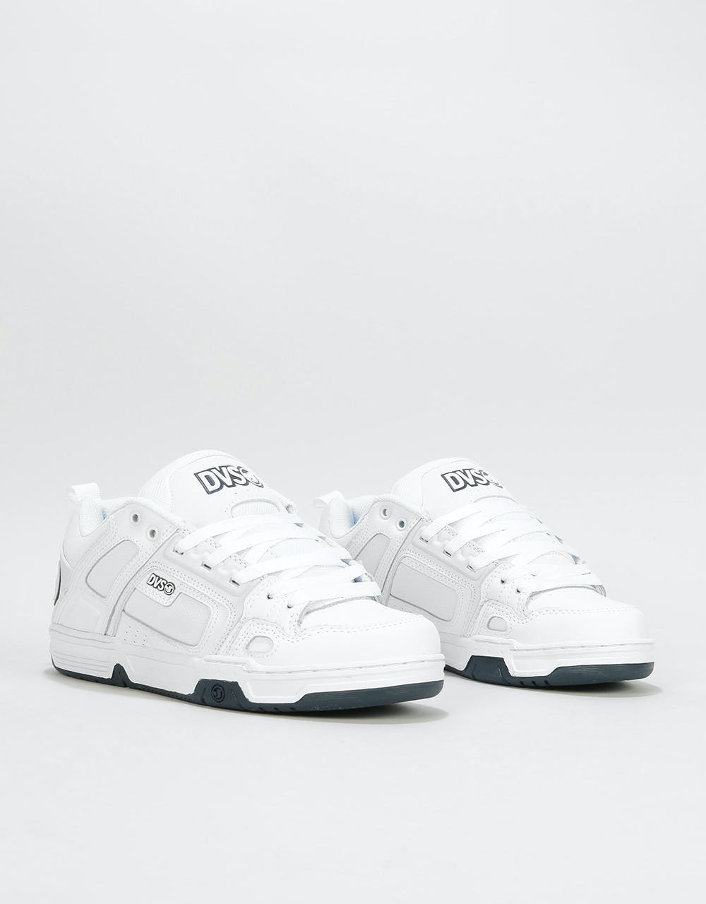 DVS Commanche Skate Shoes - White/Navy Nubuck