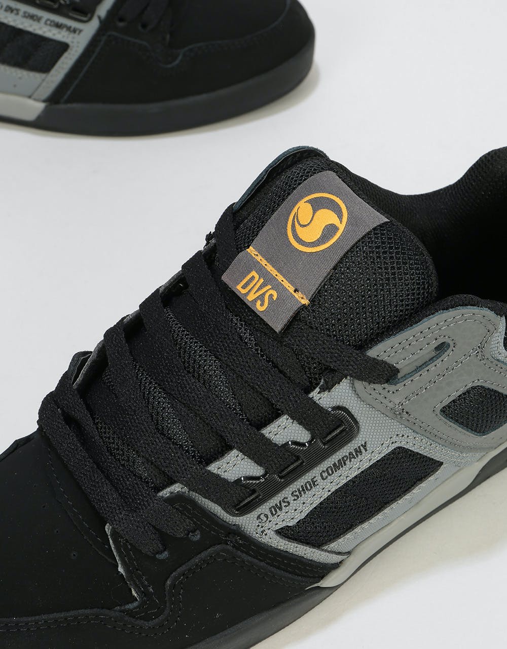 DVS Commanche 2.0 Skate Shoes - Black/Grey/Gold Nubuck