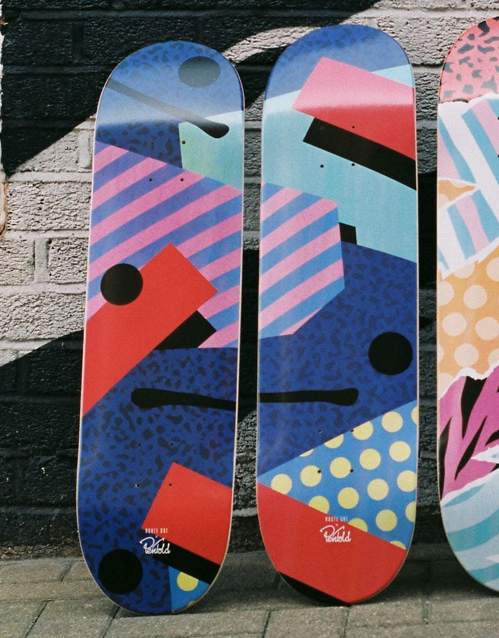 Route One x Mr. Penfold Memphis Blues Right Skateboard Deck - 8.25"