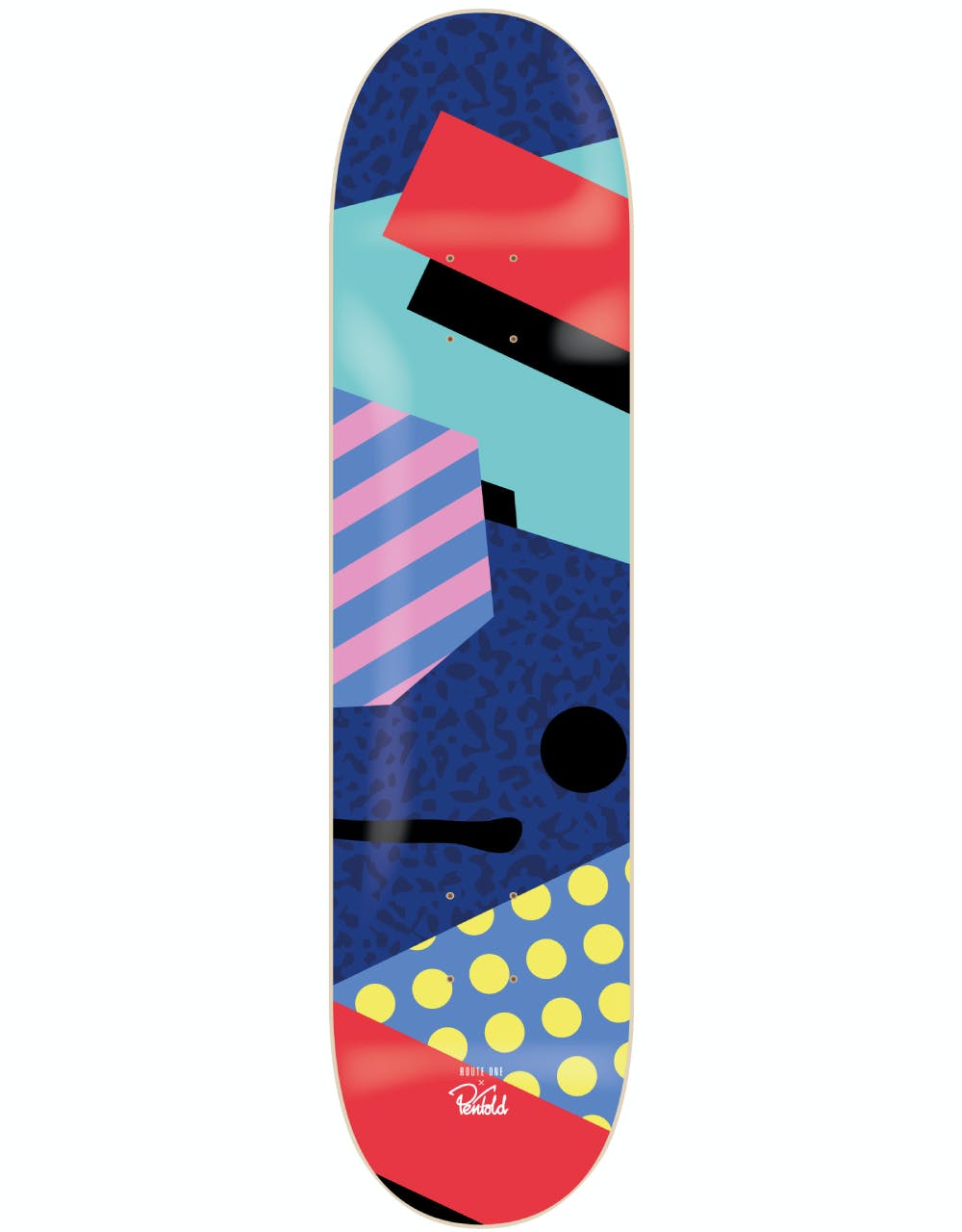 Route One x Mr. Penfold Memphis Blues Right Skateboard Deck - 8.25"