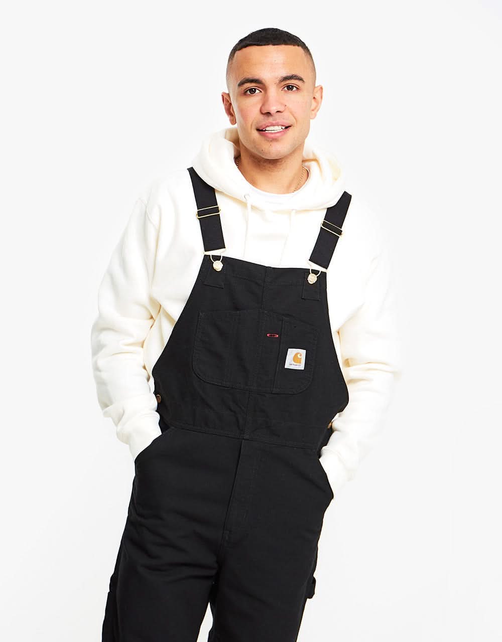 carhartt black overalls mens