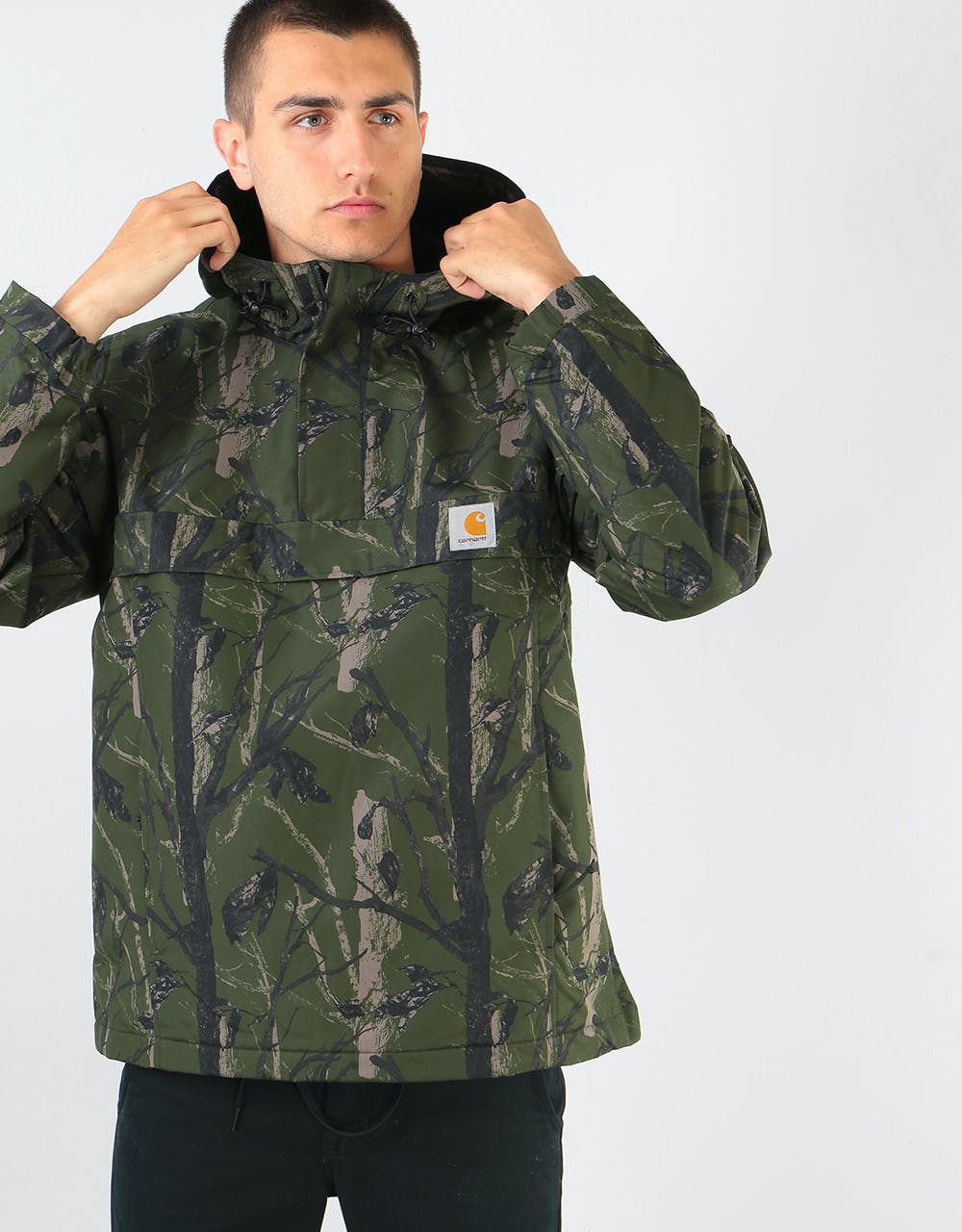 Carhartt WIP Nimbus Pullover Jacket - Camo Tree/Green