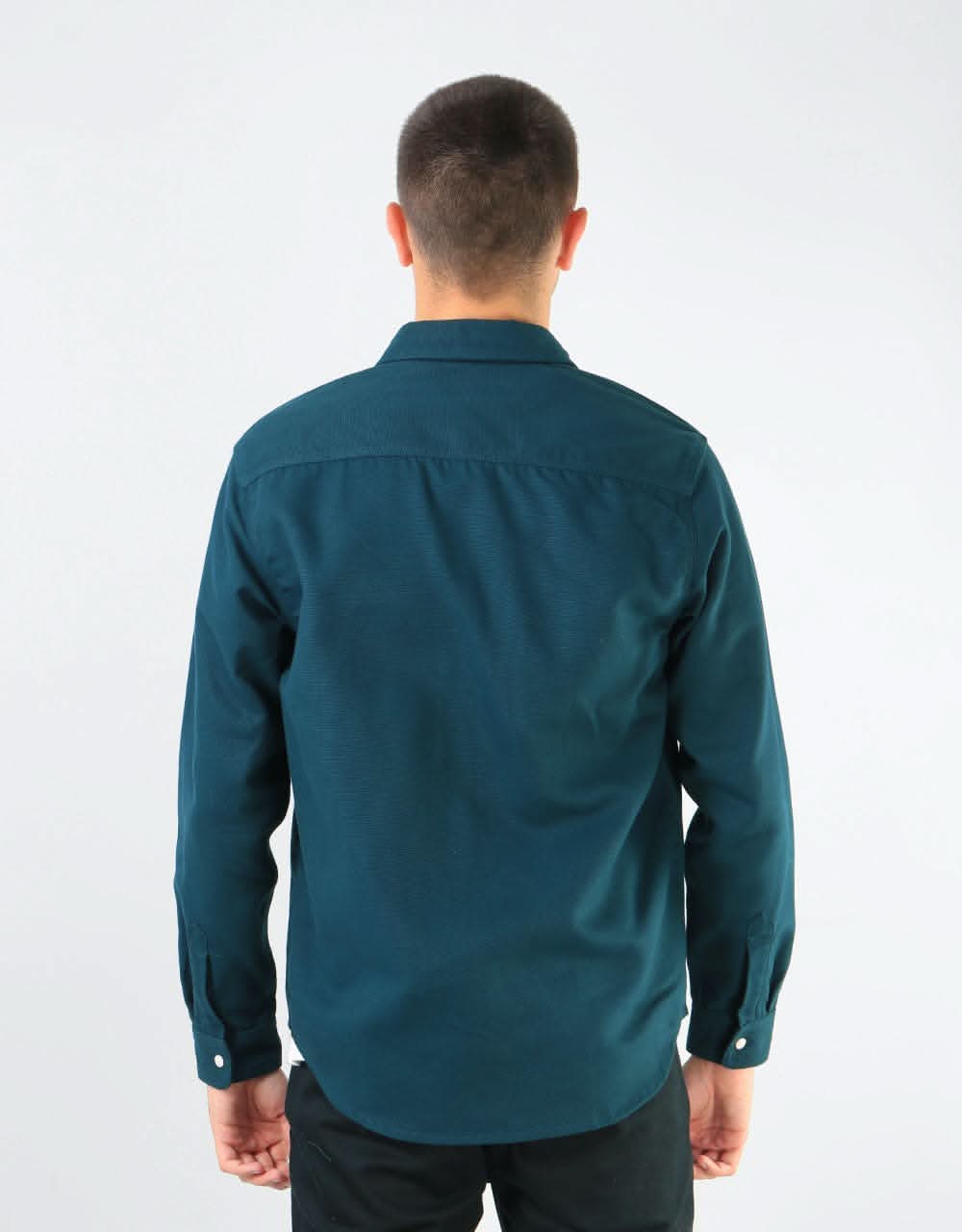 Carhartt WIP L/S Tony Shirt - Duck Blue