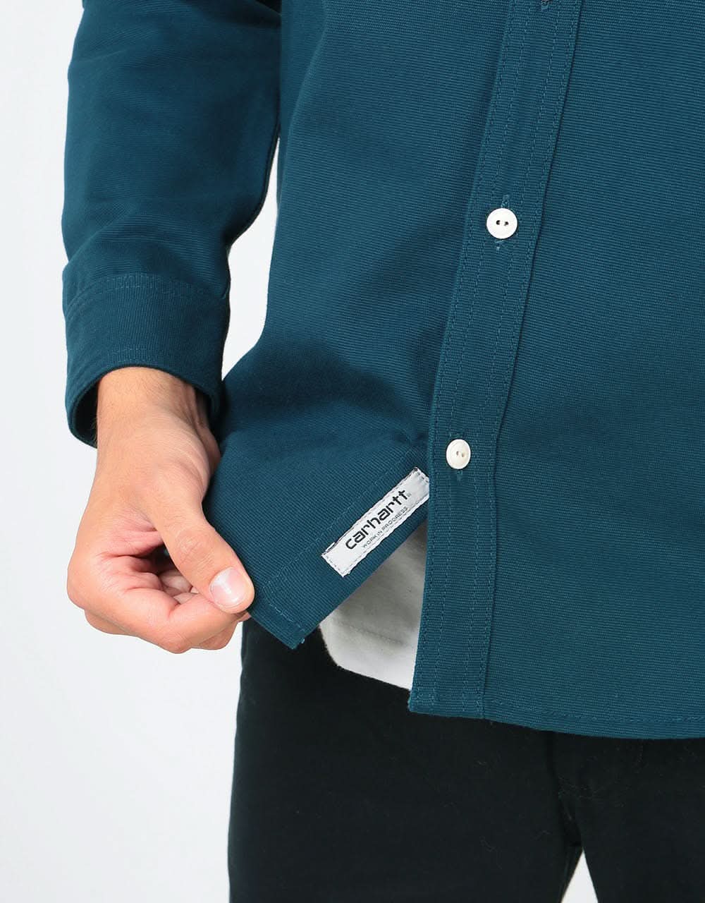 Carhartt WIP L/S Tony Shirt - Duck Blue