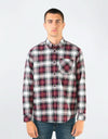 Carhartt WIP L/S Bostwick Shirt - Bostwick Check/Merlot