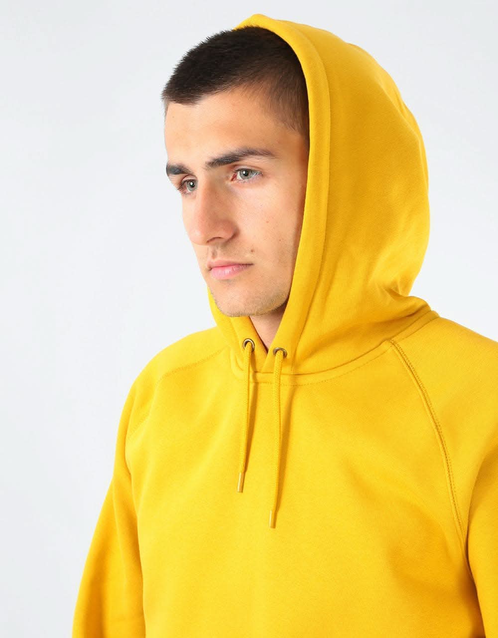 Carhartt WIP Hooded Chase Sweatshirt - Colza/Gold