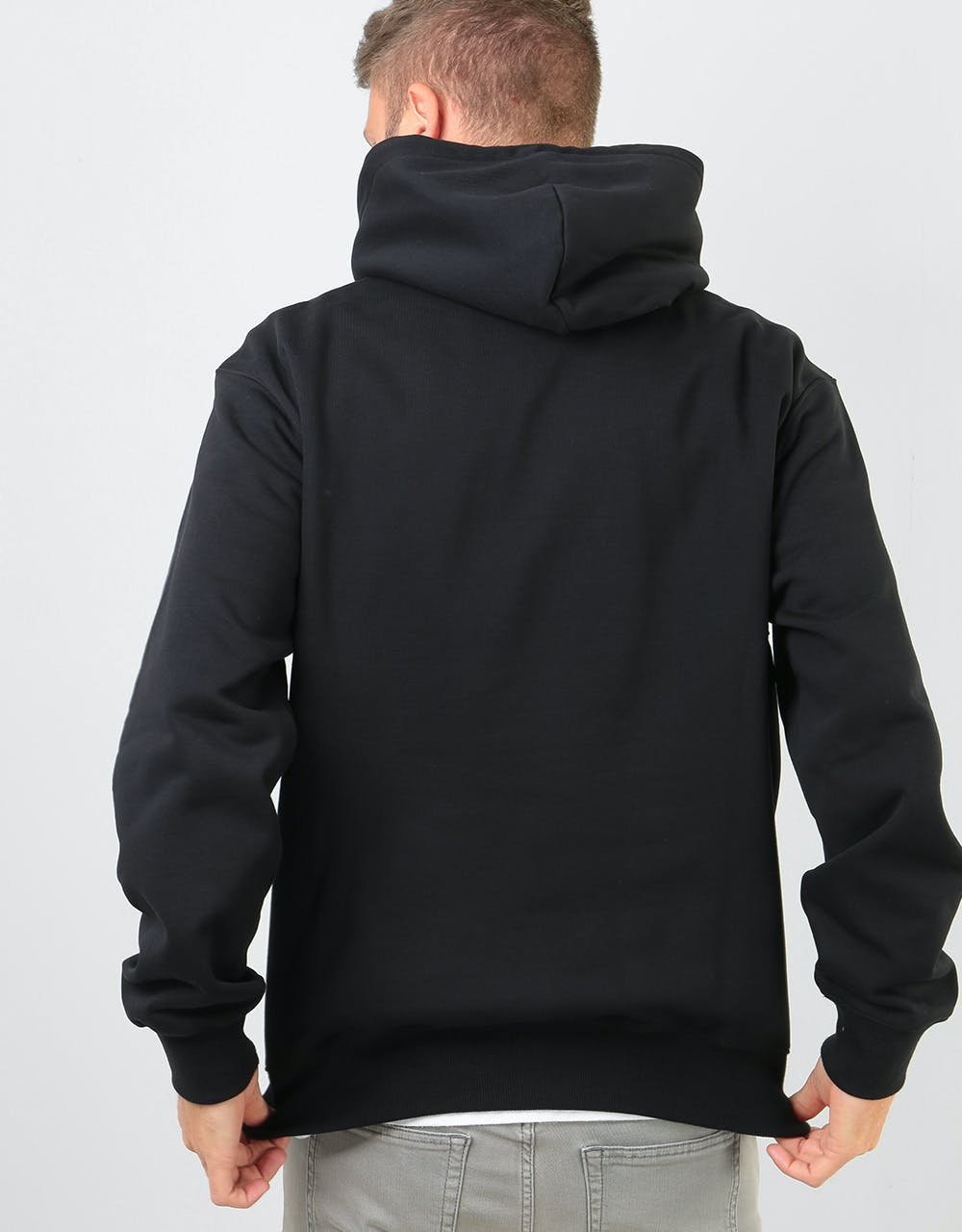 Carhartt WIP Hooded Sweatshirt - Black / White