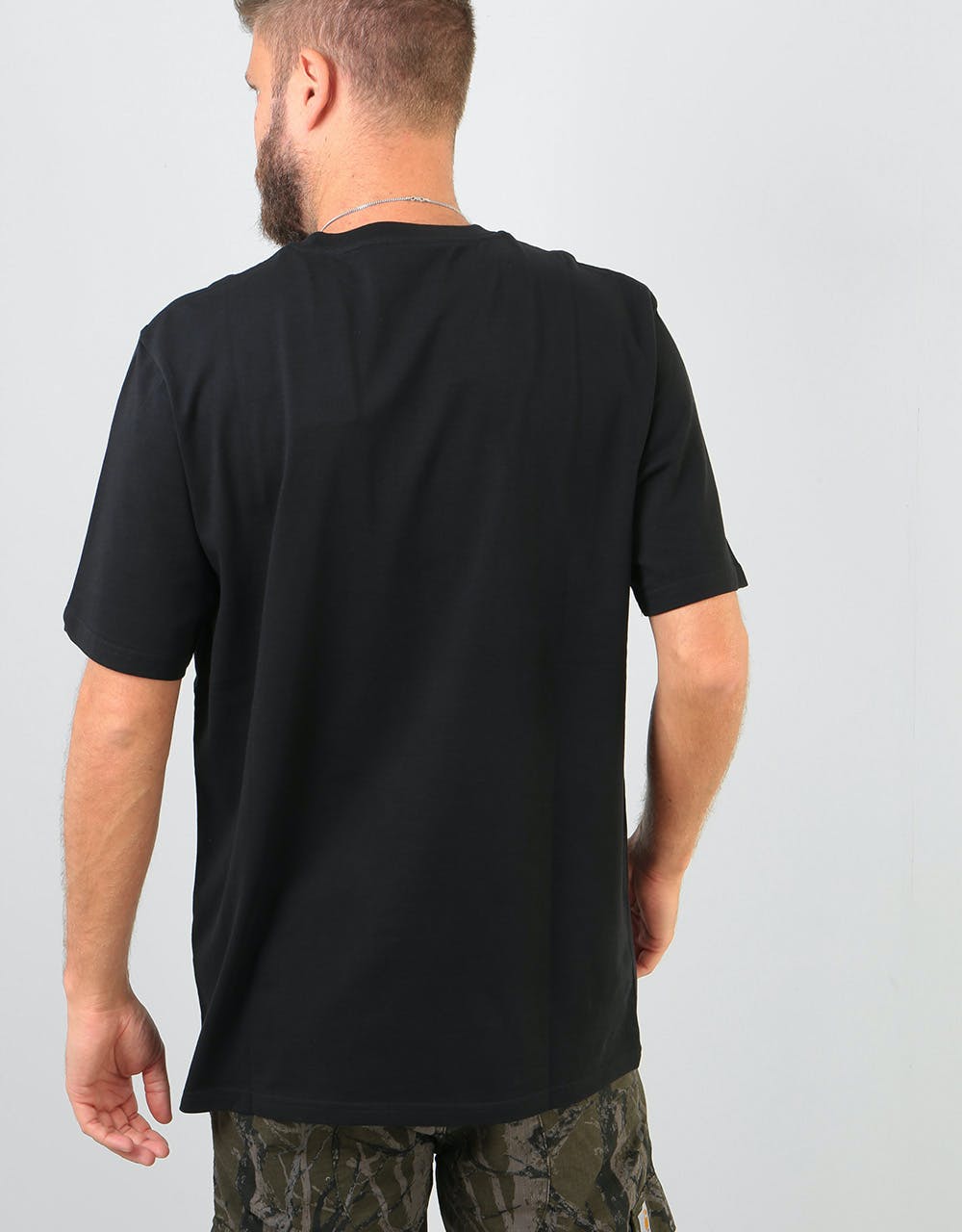 Carhartt WIP S/S Script T-Shirt - Black/Black