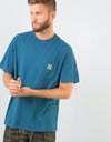 Carhartt WIP S/S Pocket T-Shirt - Prussian Blue