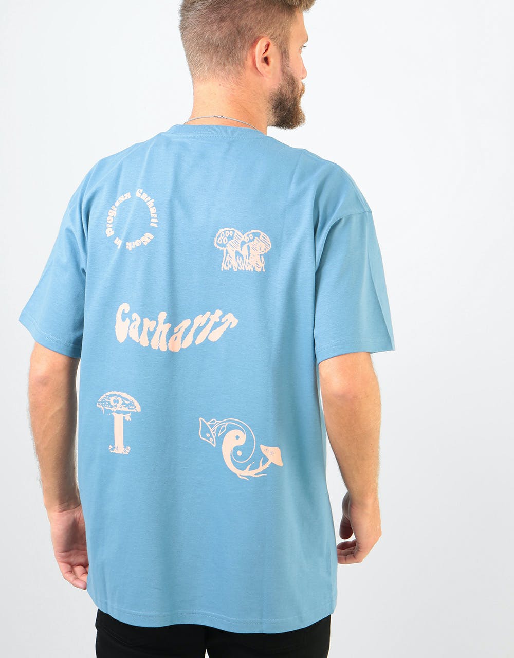 Carhartt WIP S/S Shrooom T-Shirt - Blue