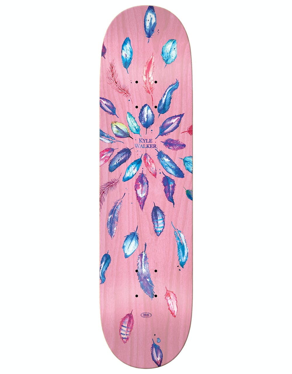 Real Kyle Wild Feathers Skateboard Deck - 8.38"