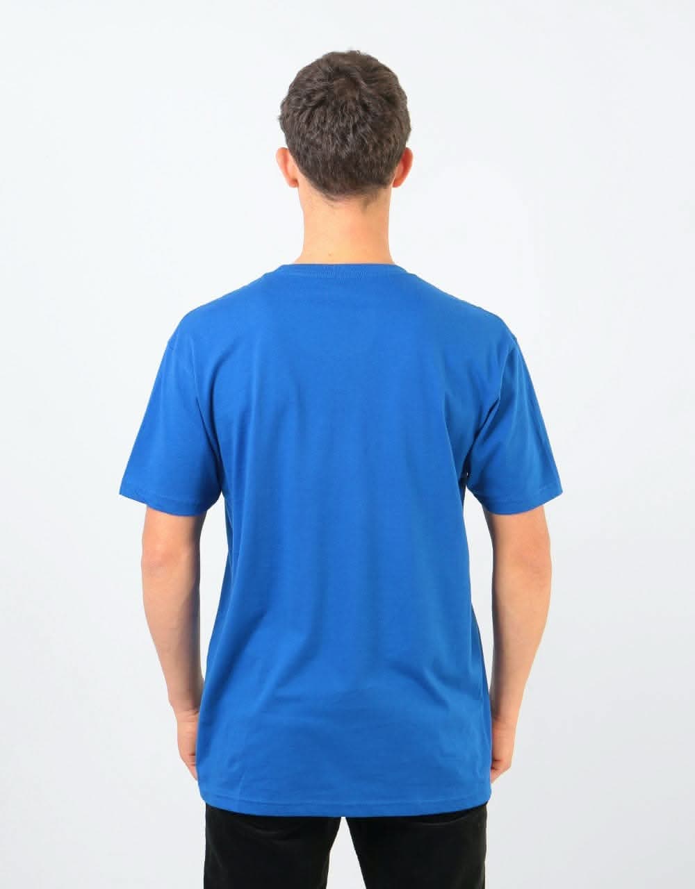 Enjoi Small Blue Panda Patch Premium T-Shirt - Royal