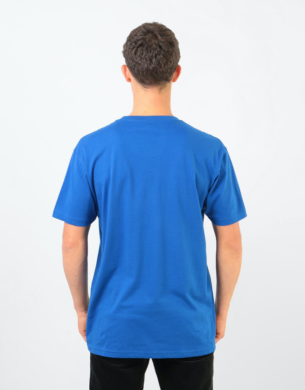 Enjoi Small Blue Panda Patch Premium T-Shirt - Royal