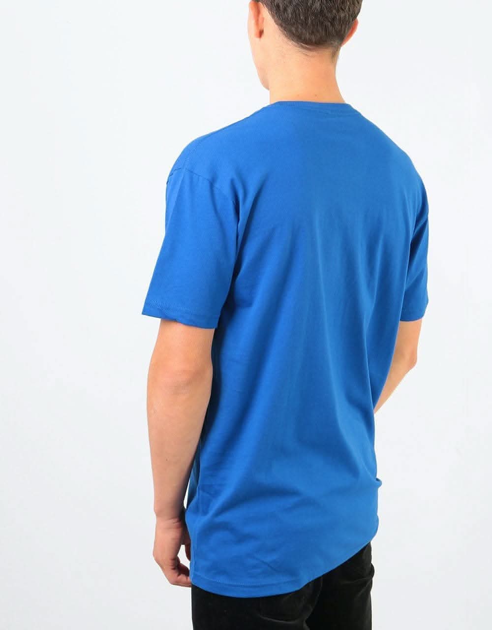 Enjoi Small Blue Panda Patch Premium T-Shirt - Royal