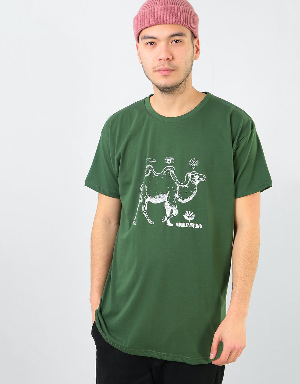 Magenta Camel T-Shirt - Green
