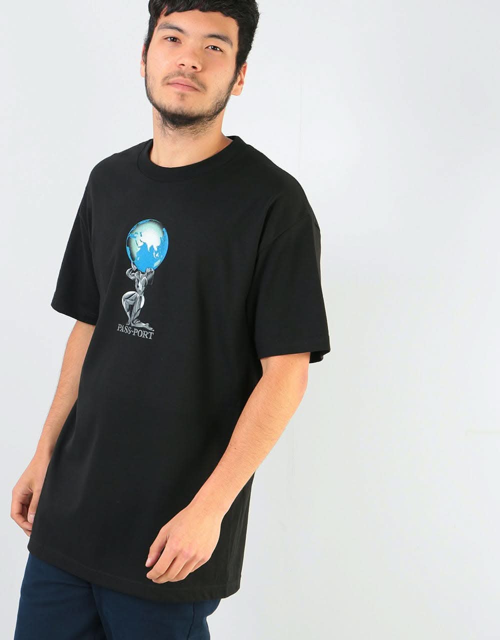 Pass Port World Power T-Shirt - Black
