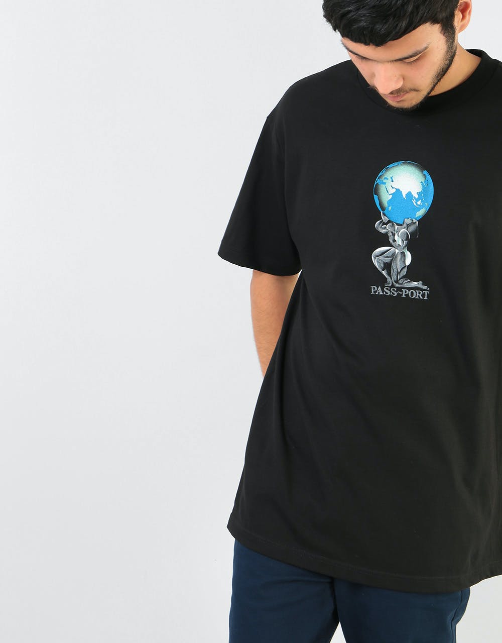 Pass Port World Power T-Shirt - Black