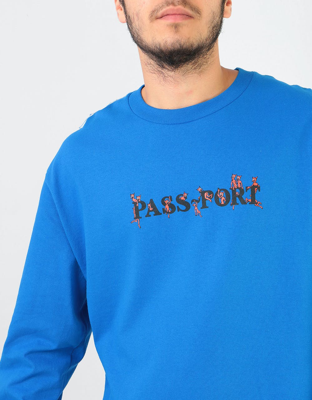 Pass Port Conscience L/S T-Shirt - Royal Blue