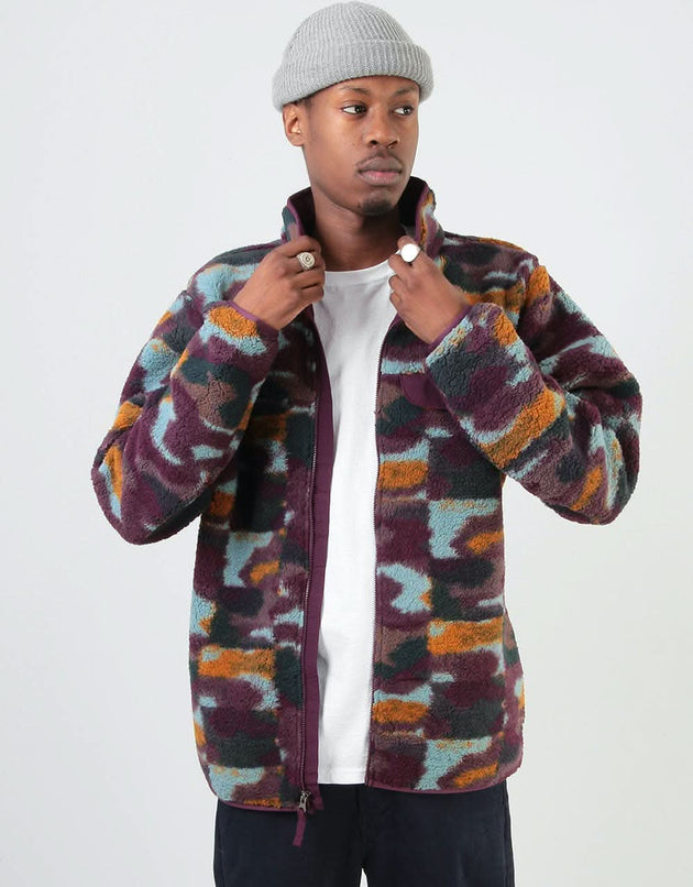 Columbia Mountain Side™ Heavyweight FZ Fleece - Black Cherry Camo