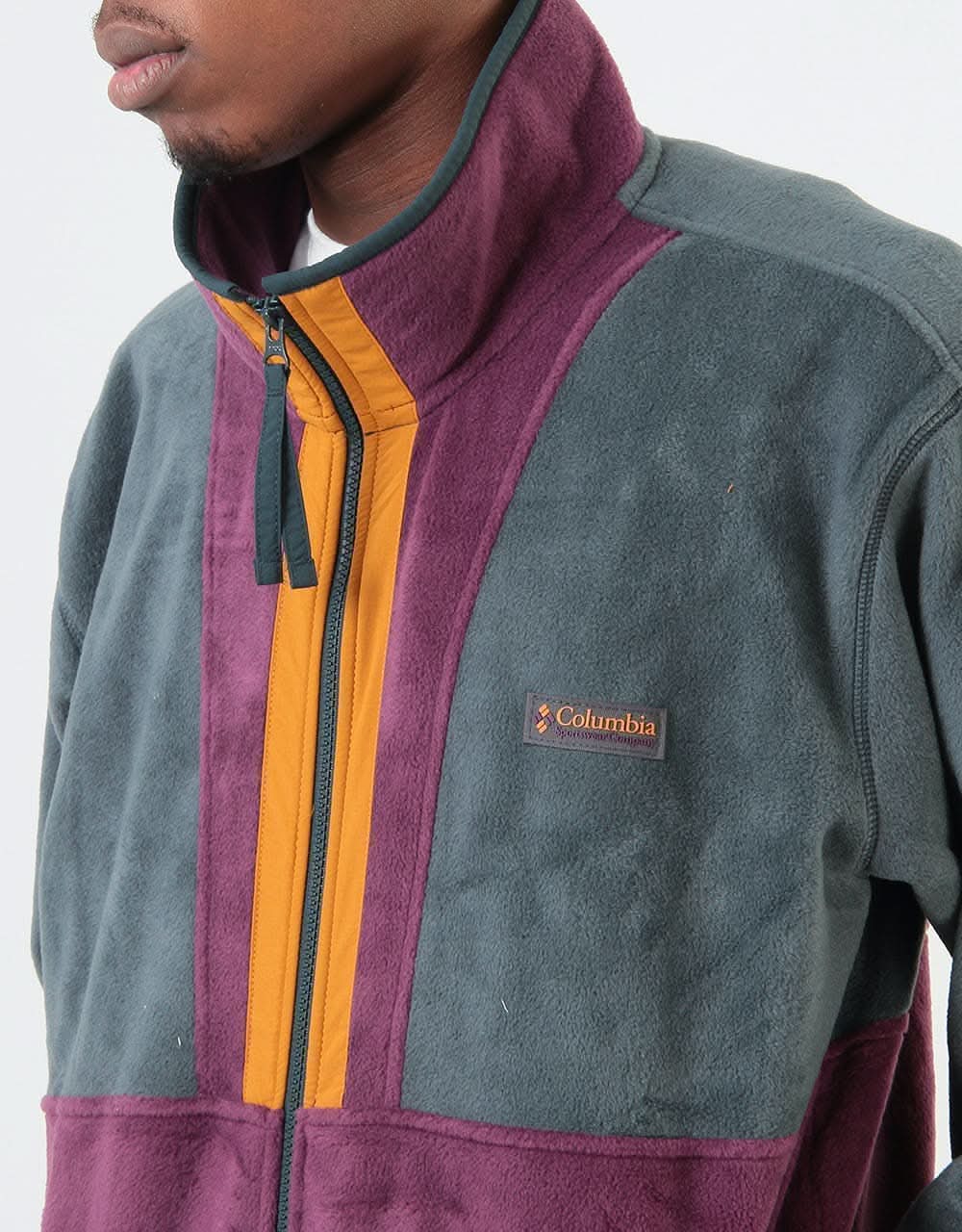 Columbia Back Bowl FZ Fleece - Night Shadow/Black/Cherry