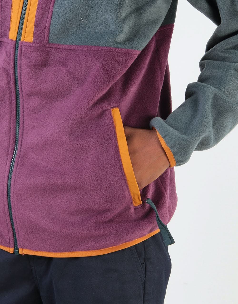 Columbia Back Bowl FZ Fleece - Night Shadow/Black/Cherry
