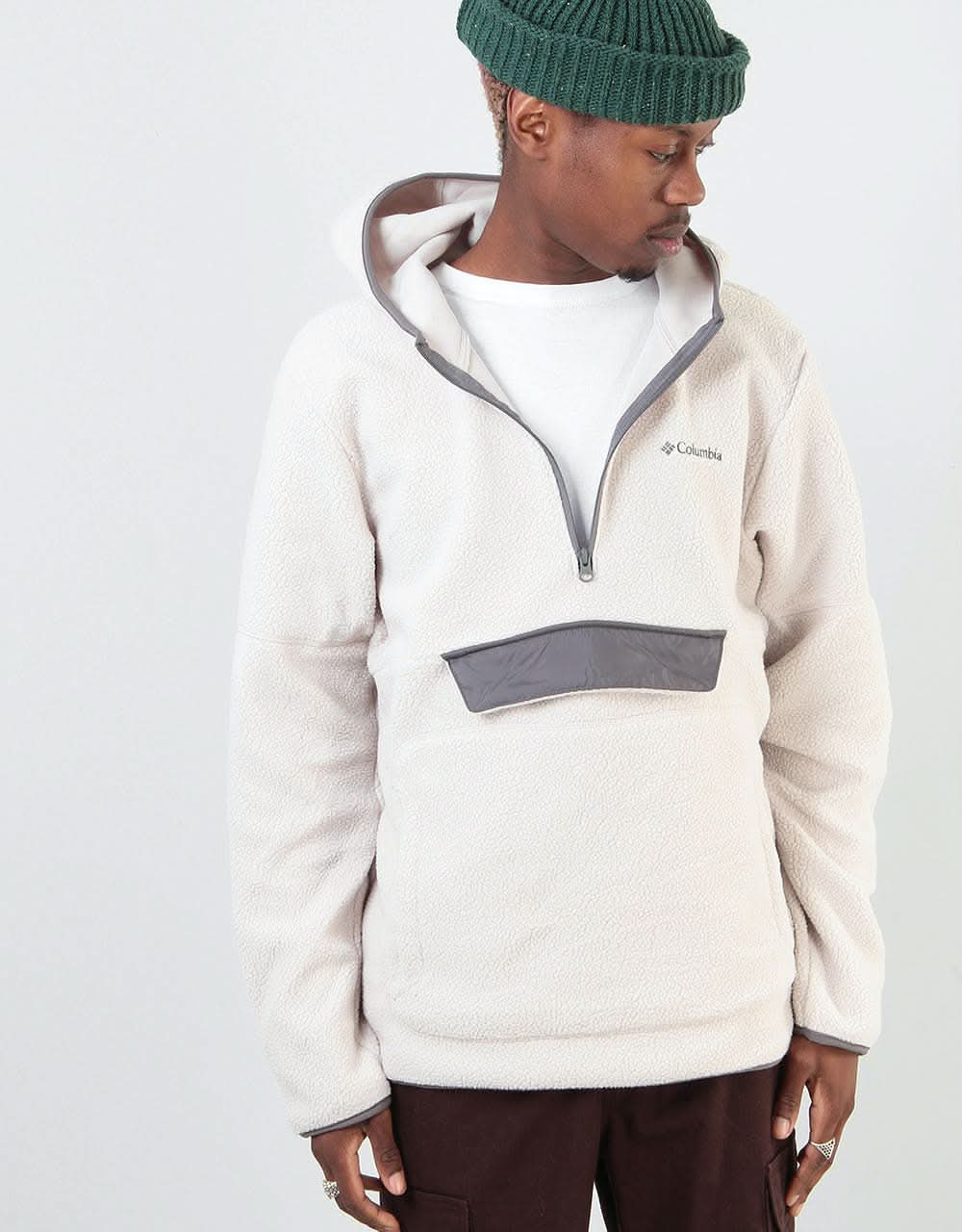 Columbia Rugged Ridge™ Sherpa Pullover Hoodie - Dark Stone/City Grey