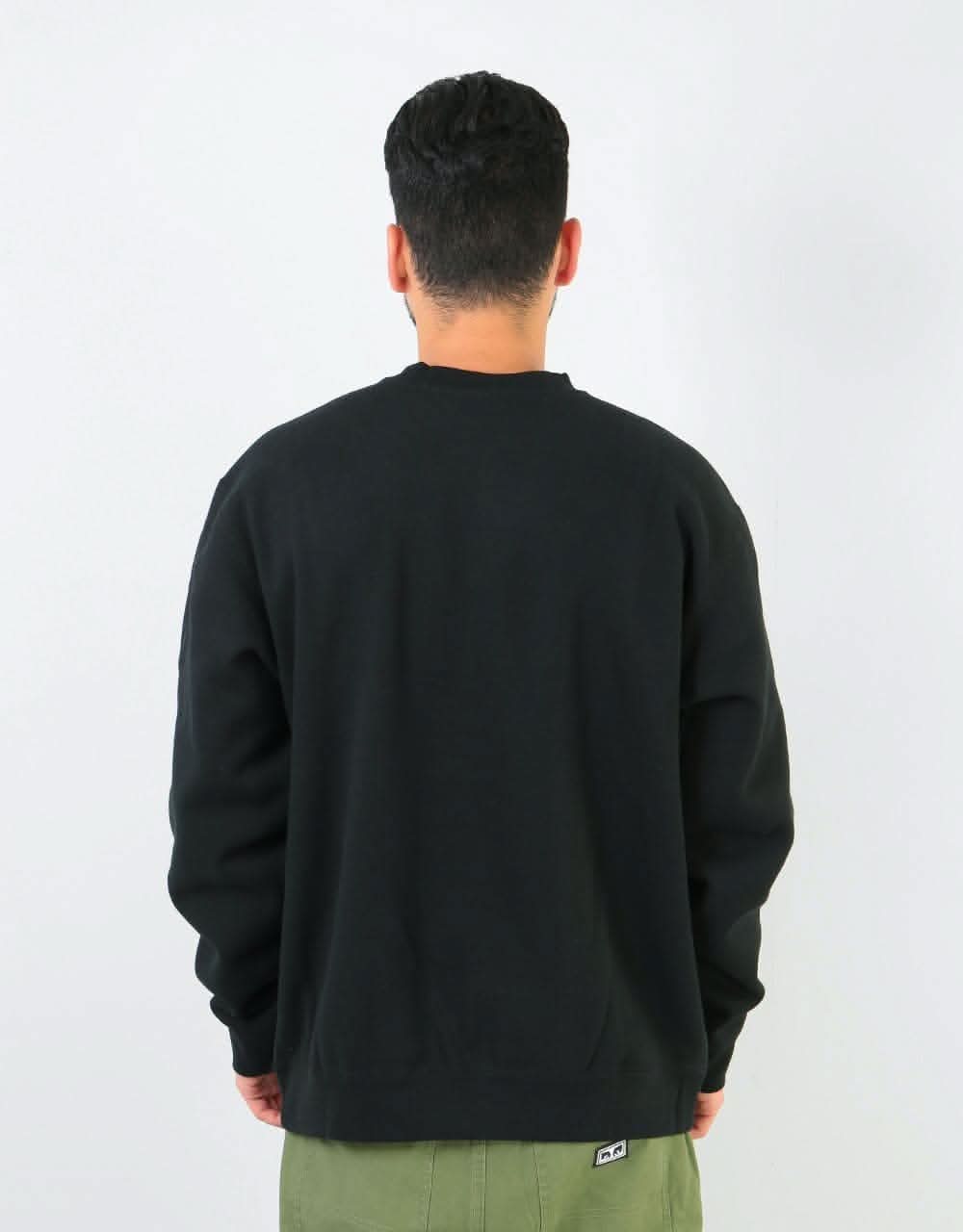 Obey Nouvelle II Crew Sweatshirt - Black