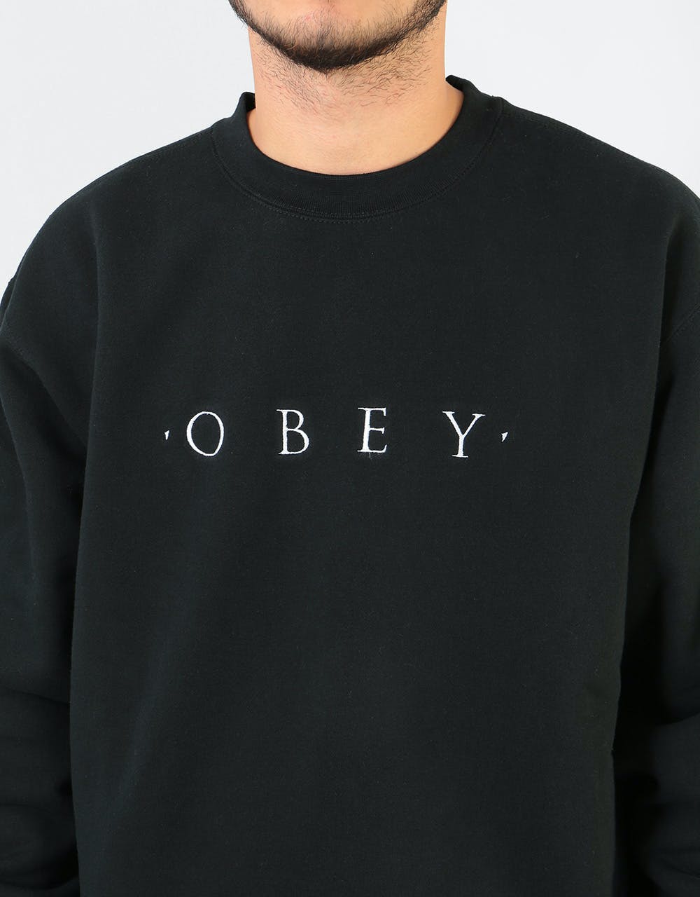 Obey Nouvelle II Crew Sweatshirt - Black
