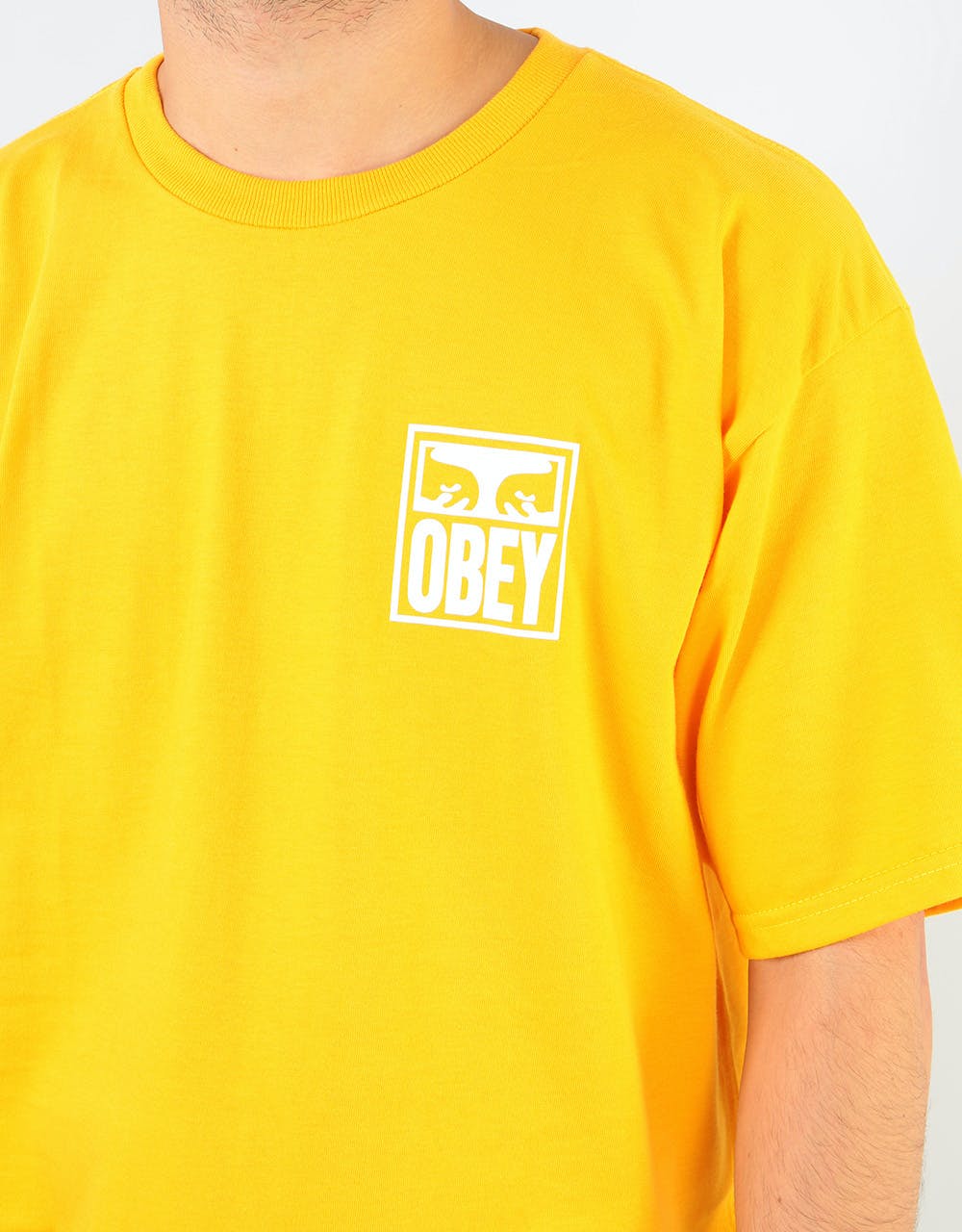 Obey Eyes Icon T-Shirt - Gold