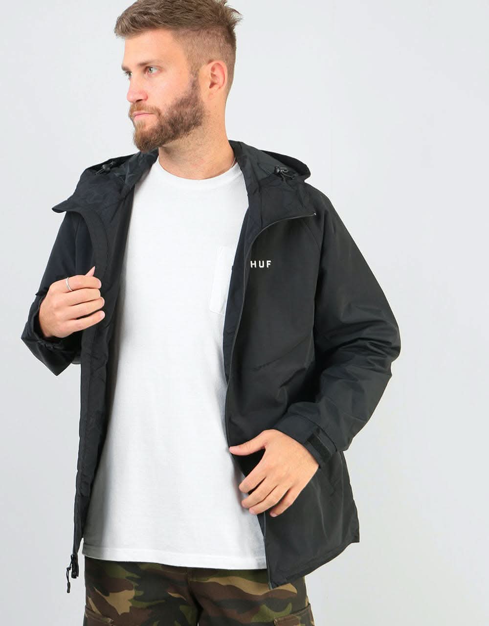 HUF Standard Shell Jacket - Black