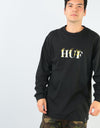HUF Phoenix L/S T-Shirt - Black