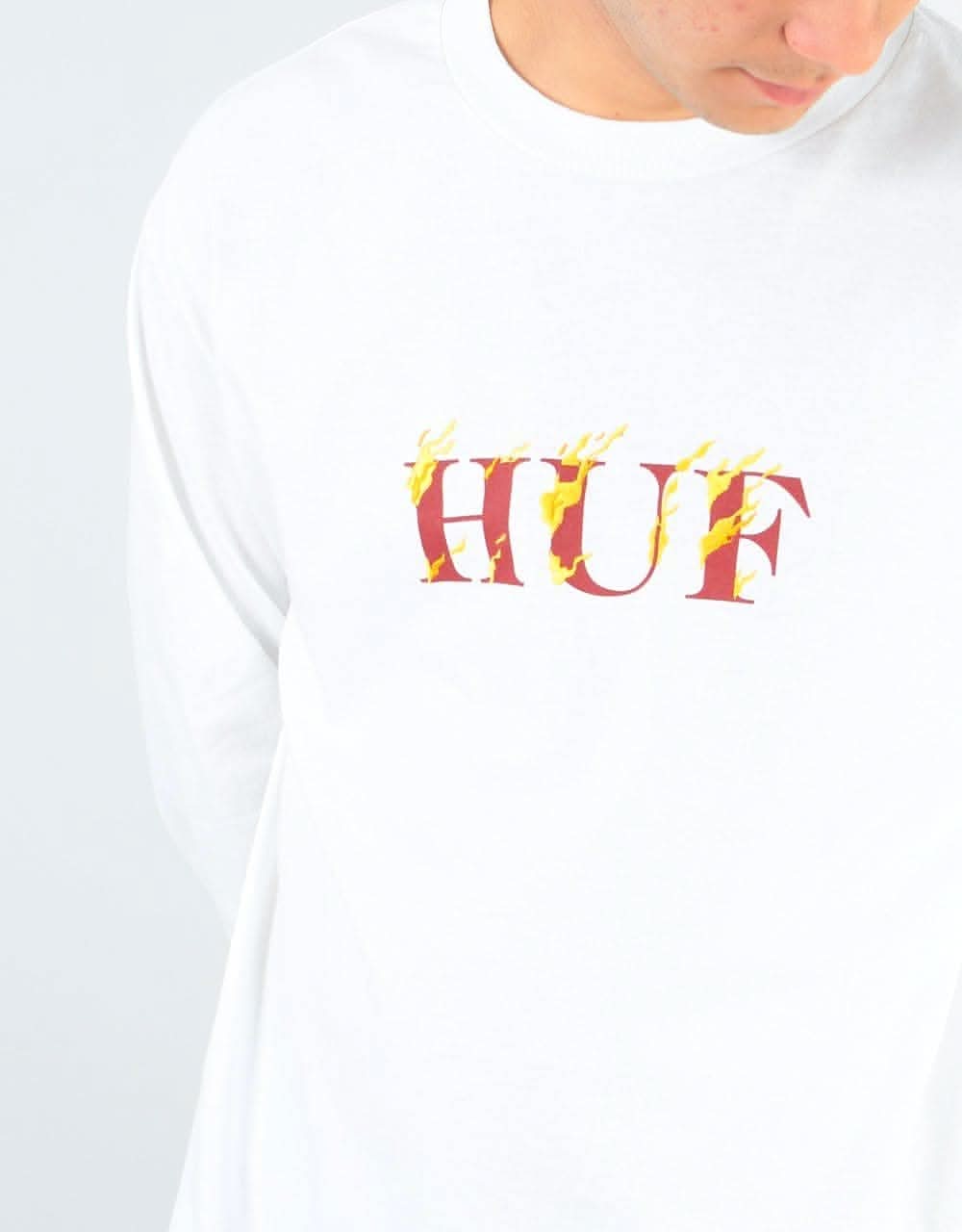 HUF Phoenix L/S T-Shirt - White