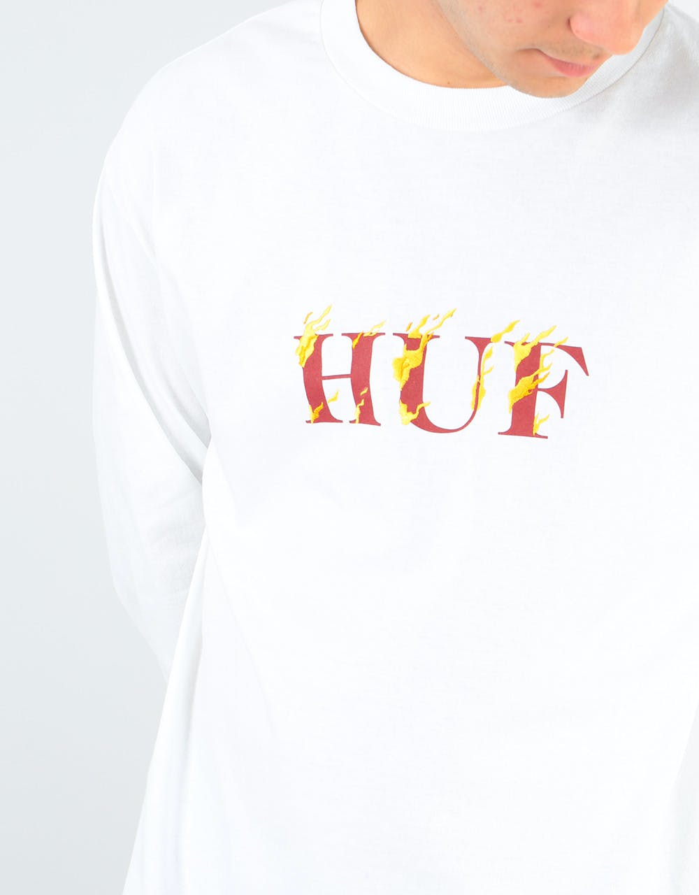 HUF Phoenix L/S T-Shirt - White