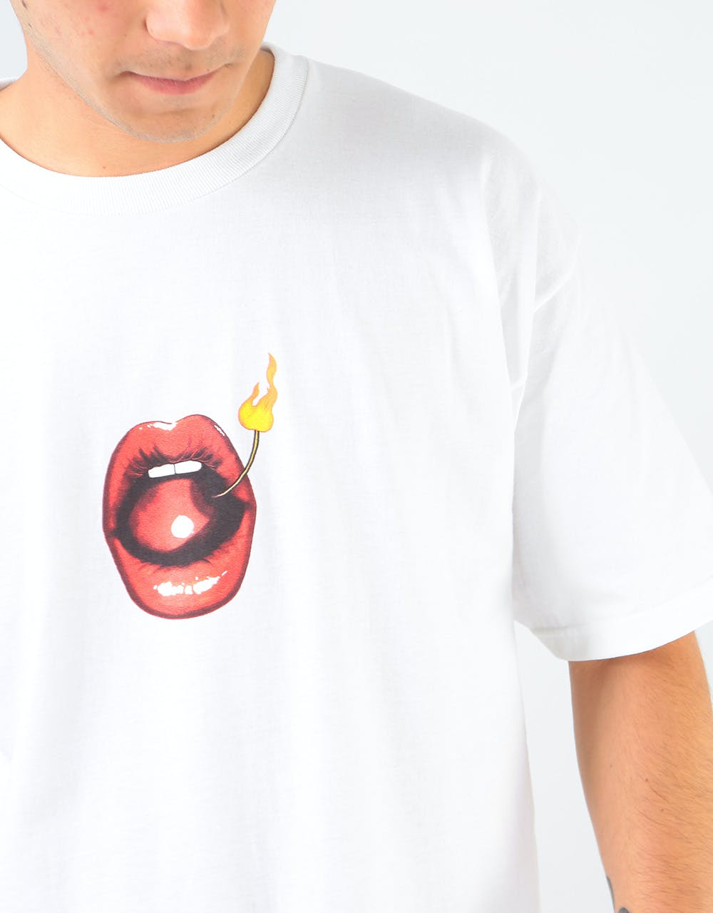 HUF Hot Lips T-Shirt - White