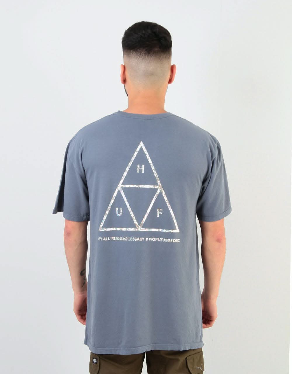 HUF Hologram T-Shirt - Blue Mirage