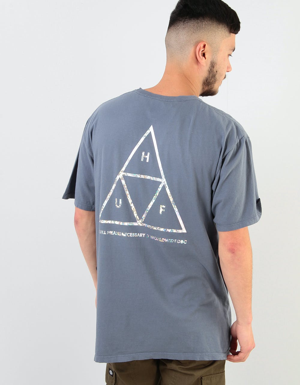 HUF Hologram T-Shirt - Blue Mirage