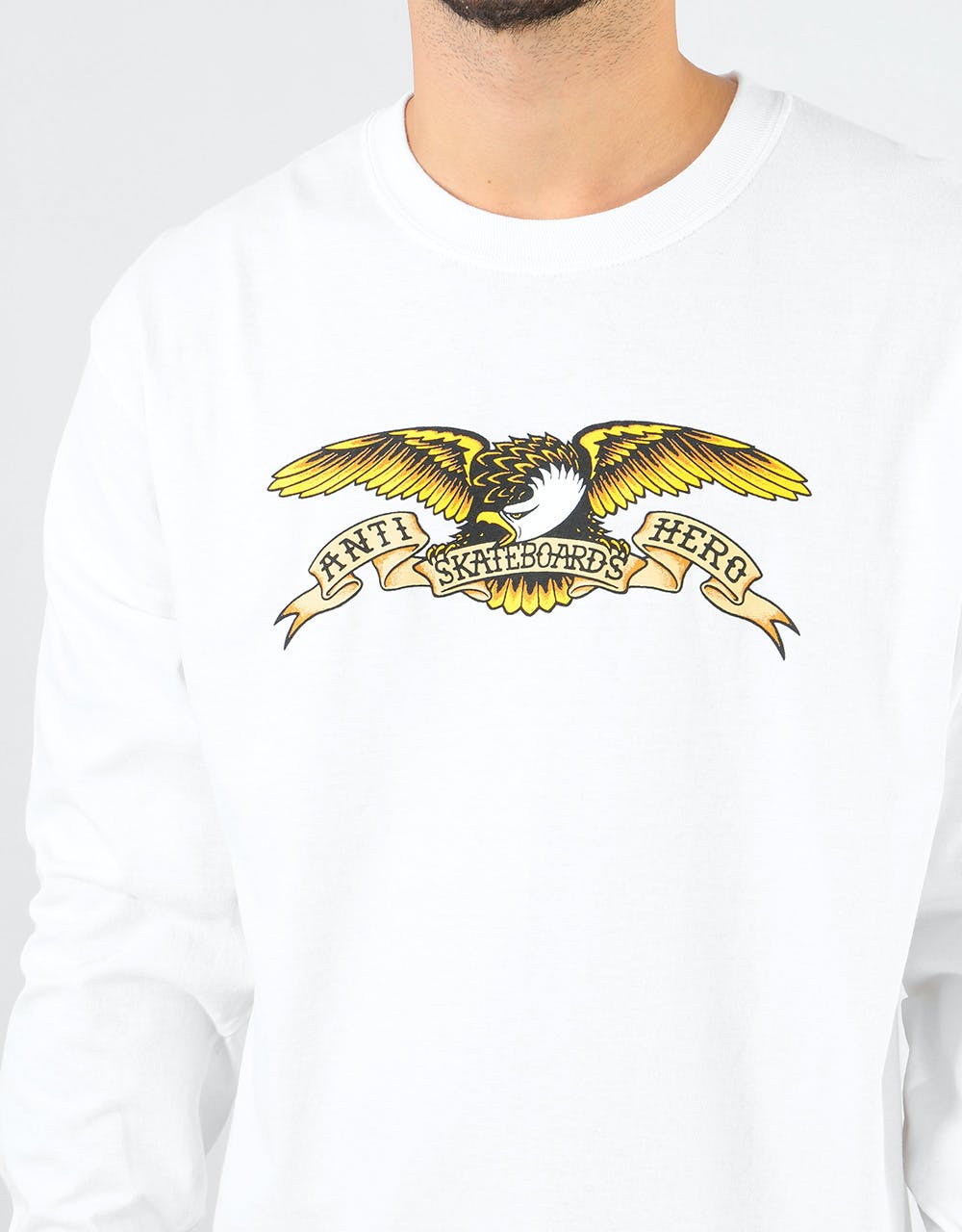 Anti Hero Eagle L/S T-Shirt - White