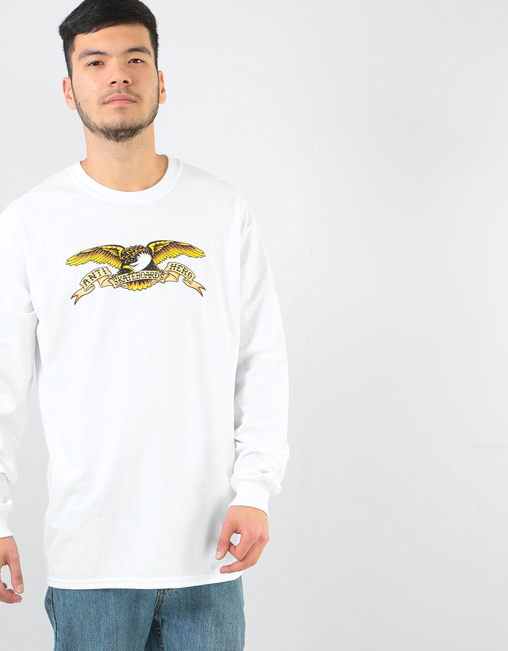 Anti Hero Eagle L/S T-Shirt - White