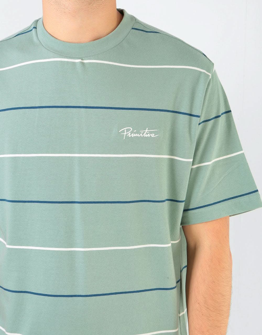 Primitive Slauson S/S Knit T-Shirt - Pale Olive